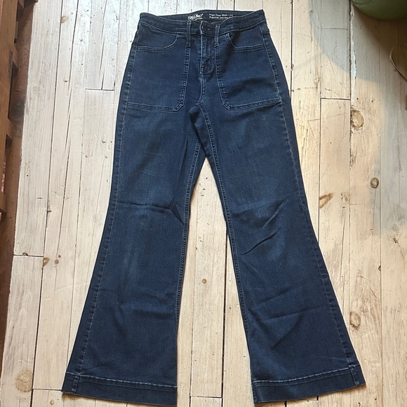 Mossimo Supply Co. Indigo High Rise Wide Leg Jeans Size 2/26 (like a 28/32) - Picture 1 of 8